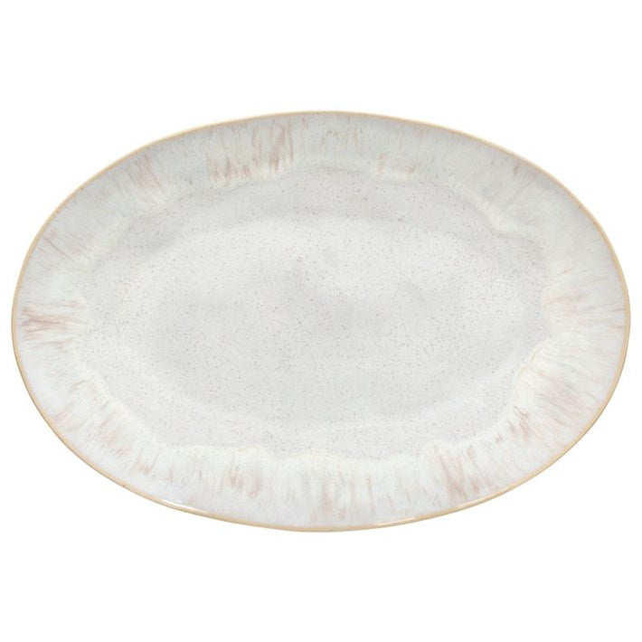 EIVISSA SAND OVAL PLATTER 18"